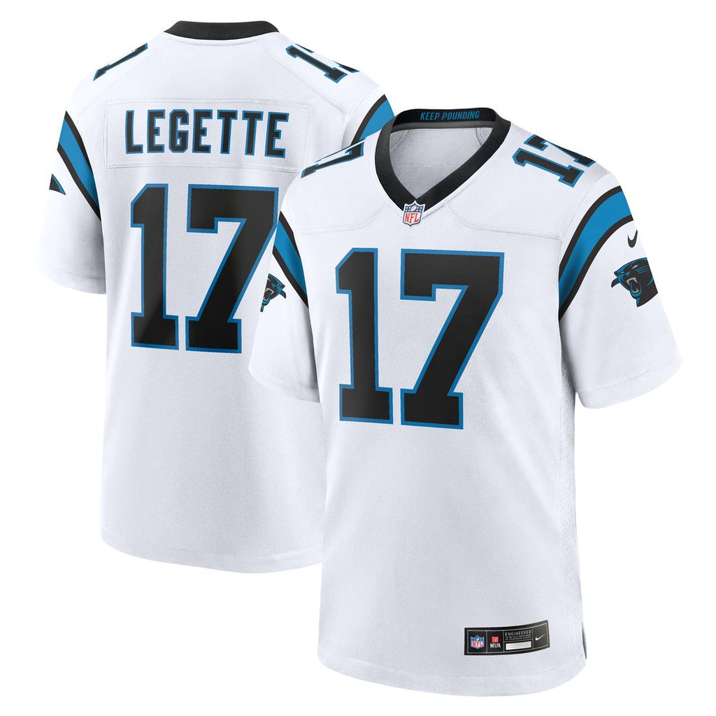 Xavier Legette Carolina Panthers Nike Game Jersey - White