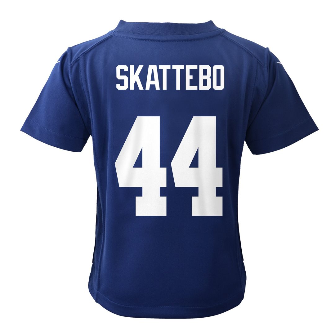 Cam Skattebo New York Giants Nike Toddler Team Game Official Jersey - Royal