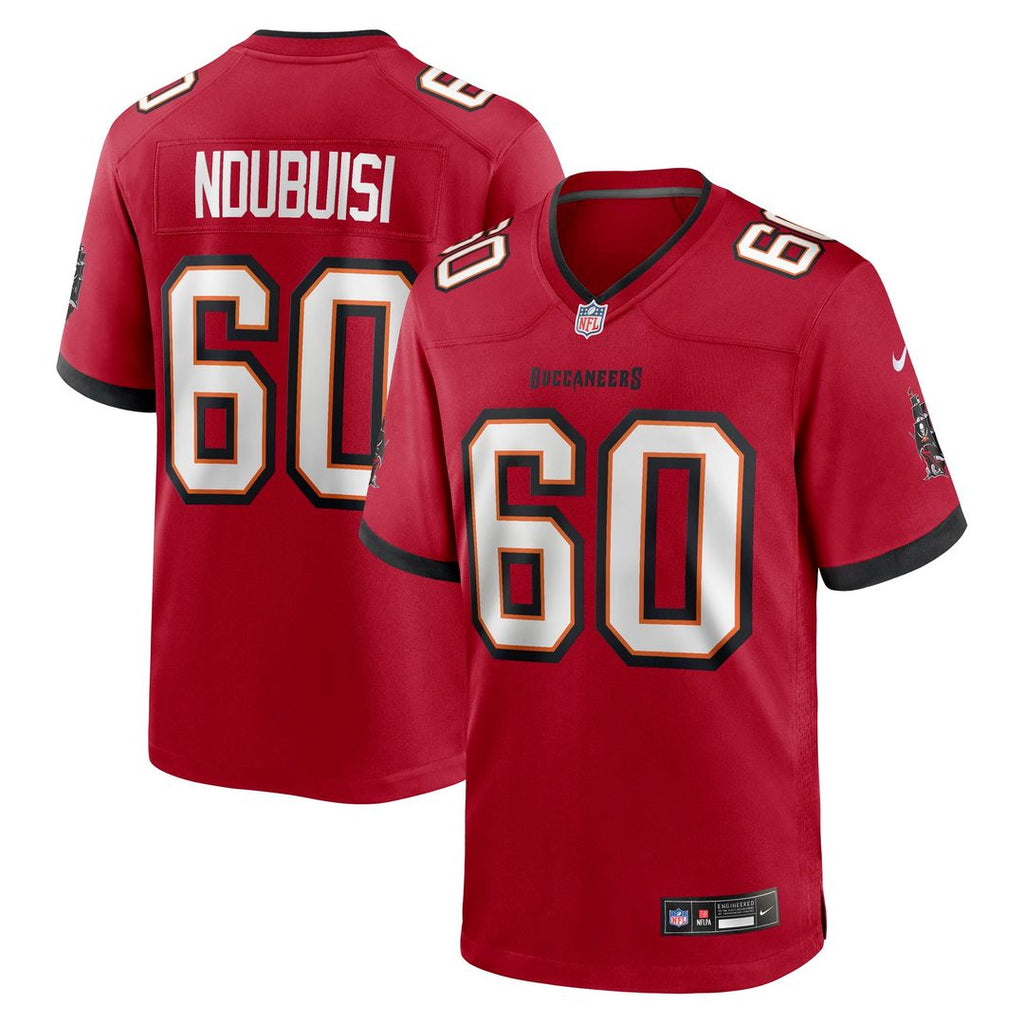 Haggai Ndubuisi Tampa Bay Buccaneers Nike Team Game Official Jersey - Red