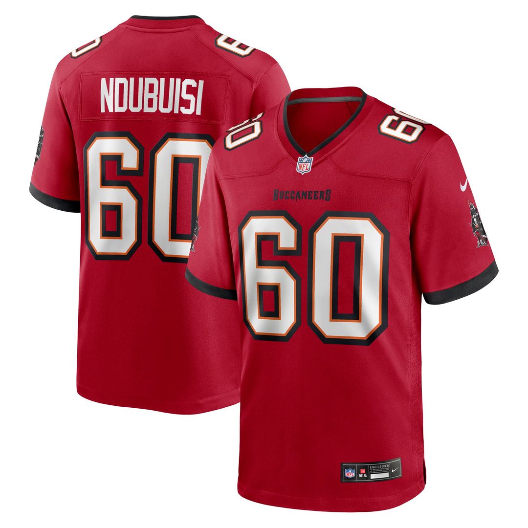 Haggai Ndubuisi Tampa Bay Buccaneers Nike Team Game Official Jersey - Red