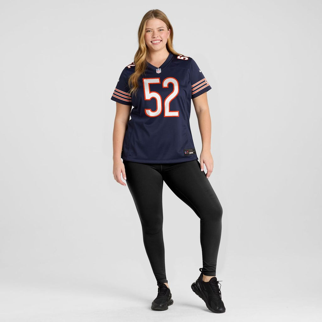Drew Dalman Chicago Bears Nike Women's Team Game Jersey - Navy