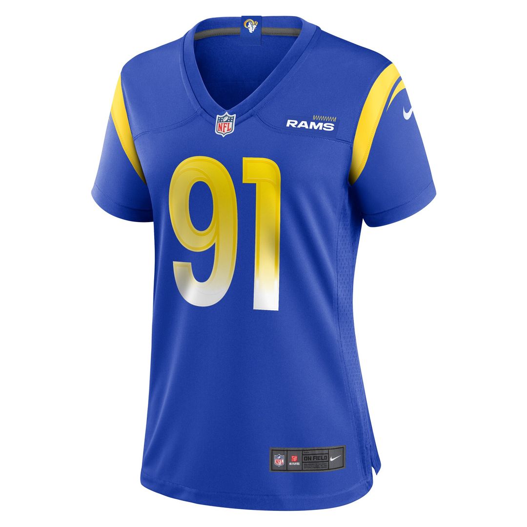 Kobie Turner Los Angeles Rams Nike Women's Home Game Official Jersey - Royal