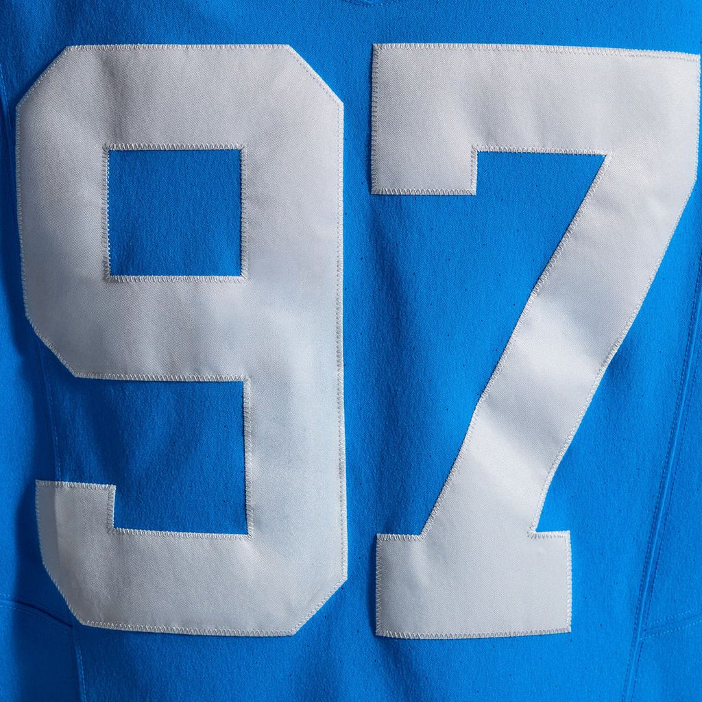 Aidan Hutchinson Detroit Lions Nike Alternate Vapor F.U.S.E. Elite Official Jersey - Blue