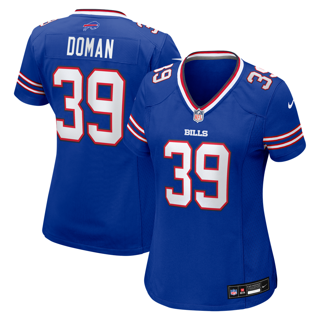 Tommy Doman Buffalo Bills Nike Women's Team Game Official Jersey -  Royal
