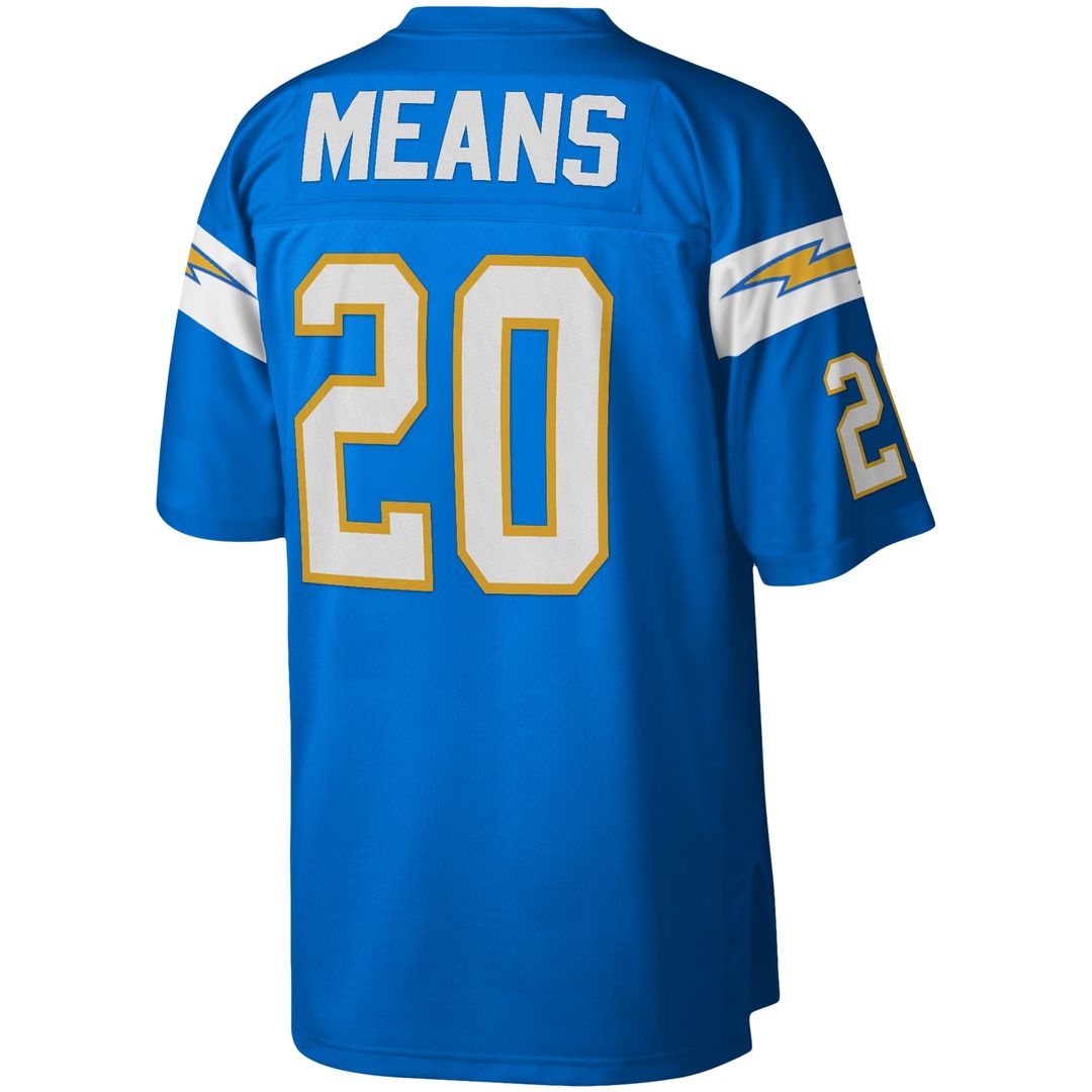 Natrone Means Los Angeles Chargers Mitchell & Ness Legacy Replica Official Jersey - Powder Blue