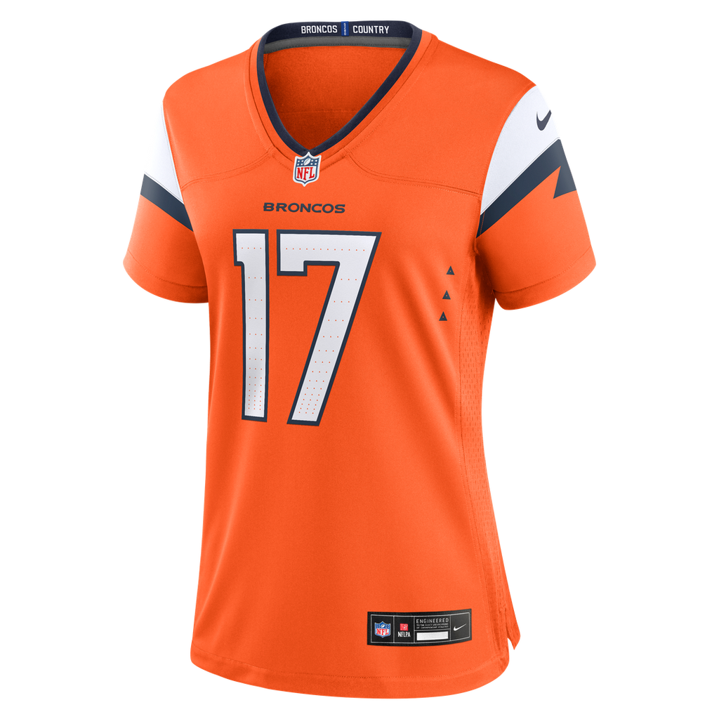 Jaylen Waddle Denver Broncos Nike Women's Game Official Jersey - Orange