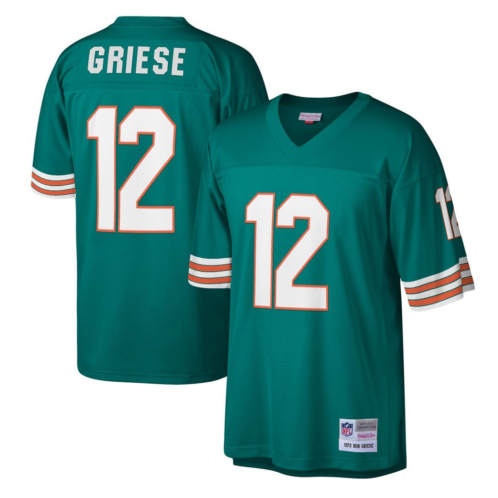 Bob Griese Miami Dolphins Mitchell & Ness Legacy Replica Official Jersey - Aqua