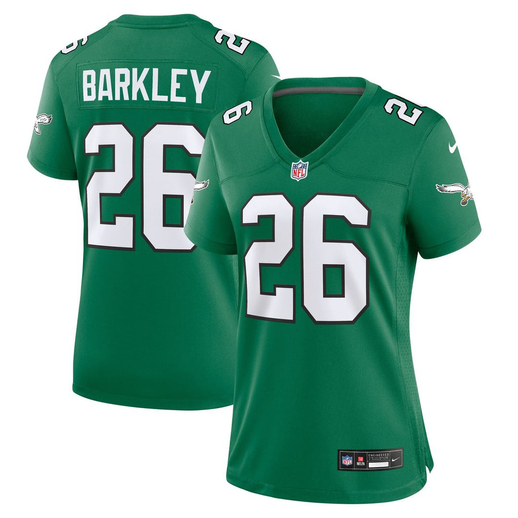 Saquon Barkley Philadelphia Eagles Nike Women's Alternate Game Official Jersey -  Kelly Green