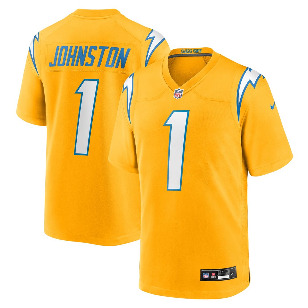 Quentin Johnston Los Angeles Chargers Nike Alternate Super Chargers Game Player Official Jersey - Navy