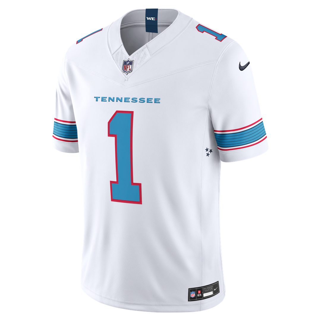 Cameron Ward Tennessee Titans Nike Vapor F.U.S.E. Stitched Limited Official Jersey - White