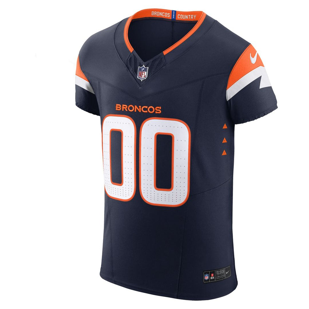 Denver Broncos Nike Team Vapor F.U.S.E. Elite Custom Official Jersey -  Orange