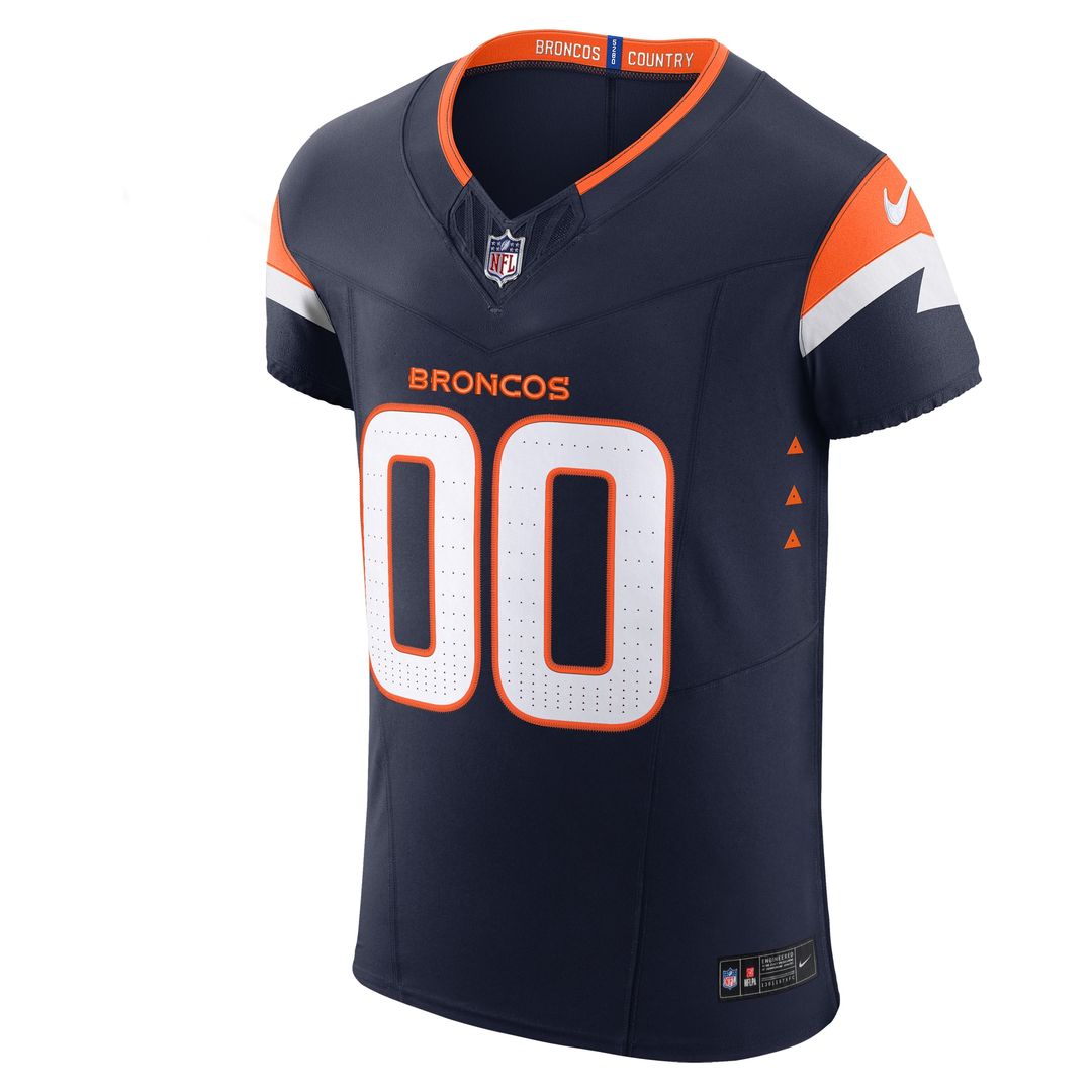 Denver Broncos Nike Team Vapor F.U.S.E. Elite Custom Official Jersey -  Orange