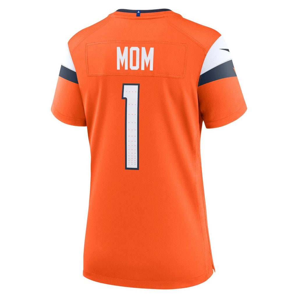 Denver Broncos Nike Women's #1 Mom Game Official Jersey - Orange
