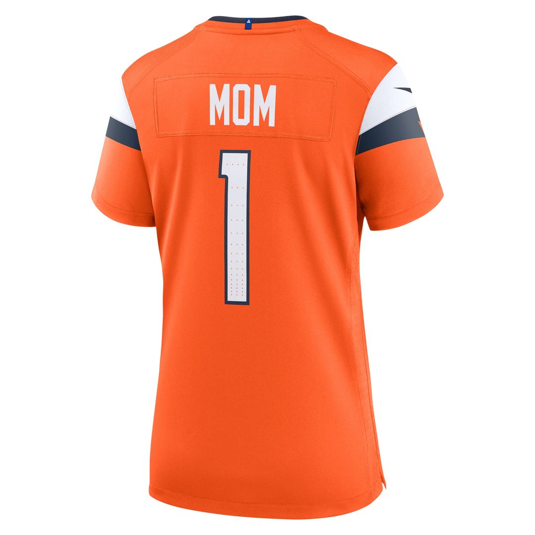 Denver Broncos Nike Women's #1 Mom Game Official Jersey - Orange