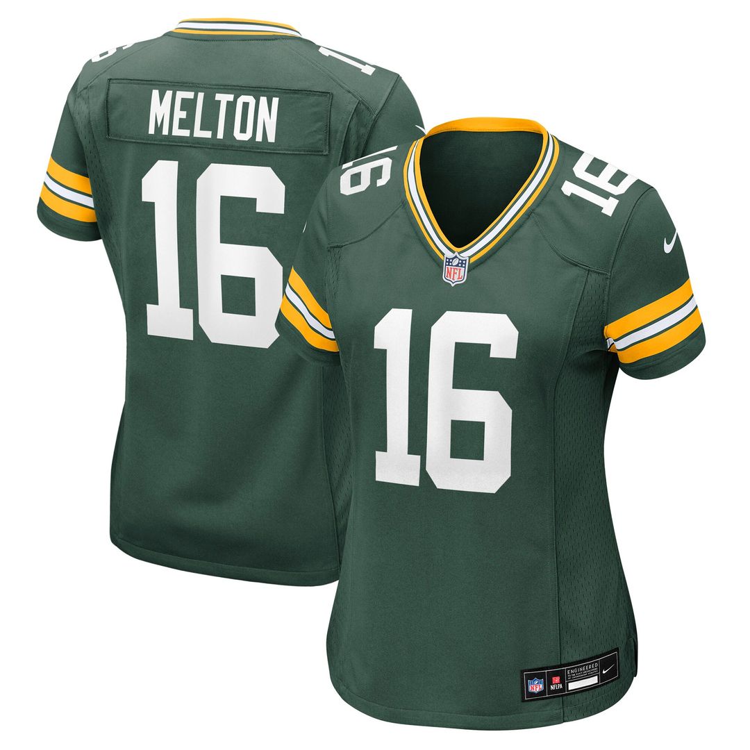 Bo Melton Green Bay Packers Nike Women's Team Game Jersey - Green
