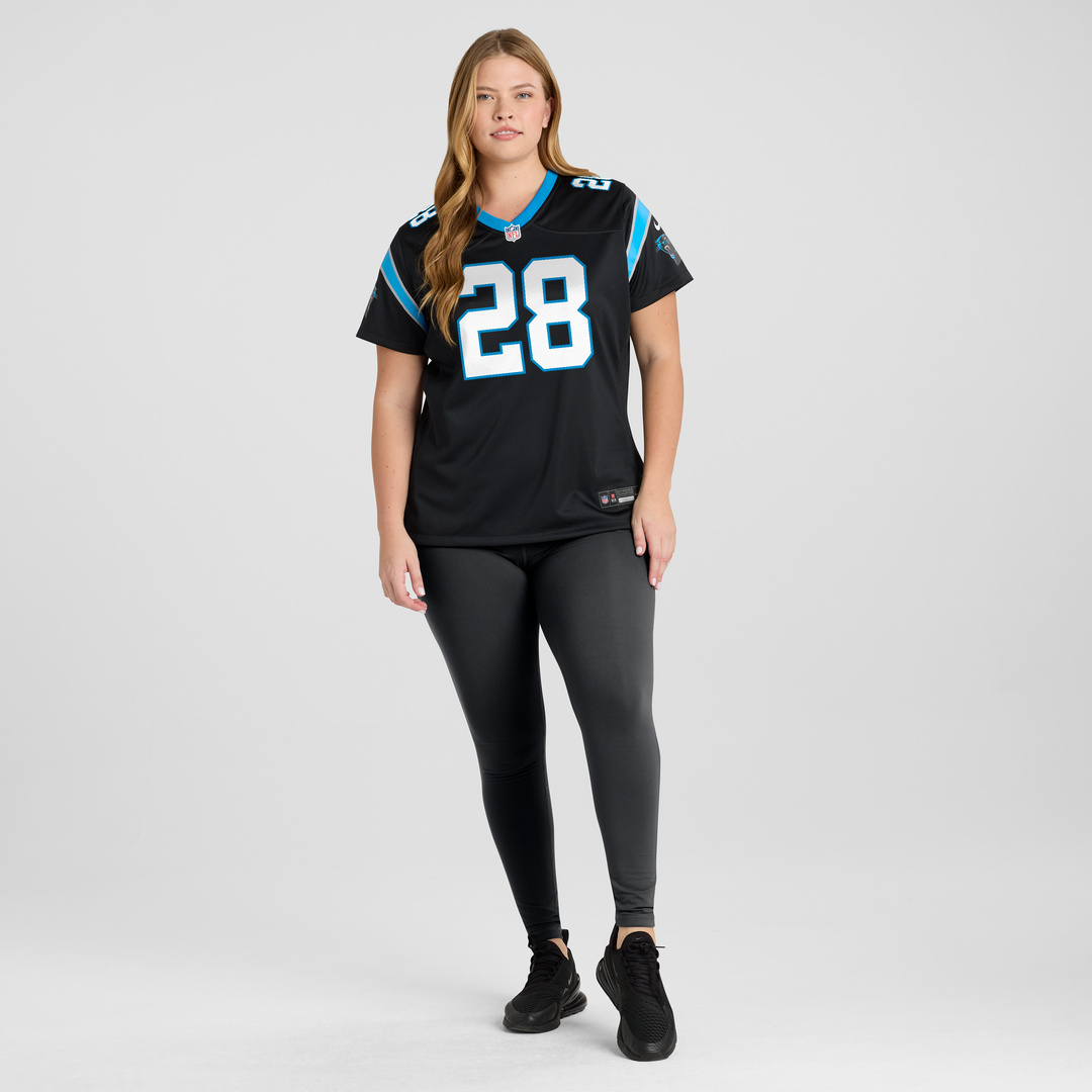 AJ Dillon Carolina Panthers Nike Women's Team Game Jersey - Black
