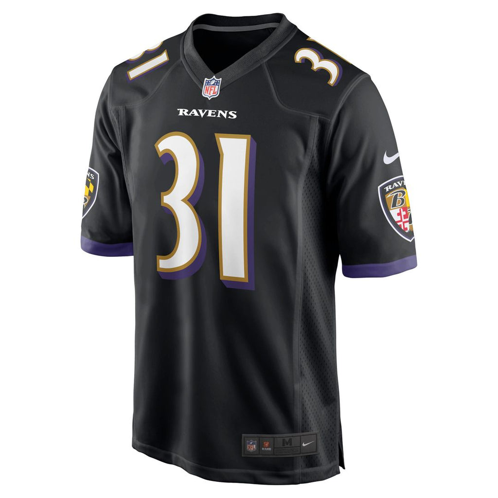 Jamal Lewis Baltimore Ravens Nike Retired Player Alternate Game Official Jersey - Black
