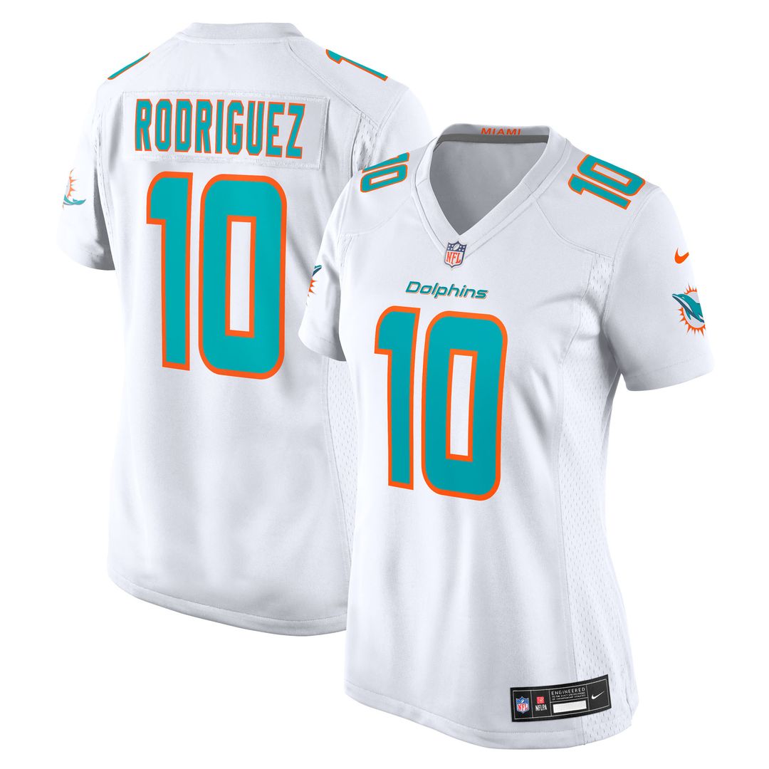 Jacob Rodriguez Miami Dolphins Nike Women's Team Game Jersey - Aqua