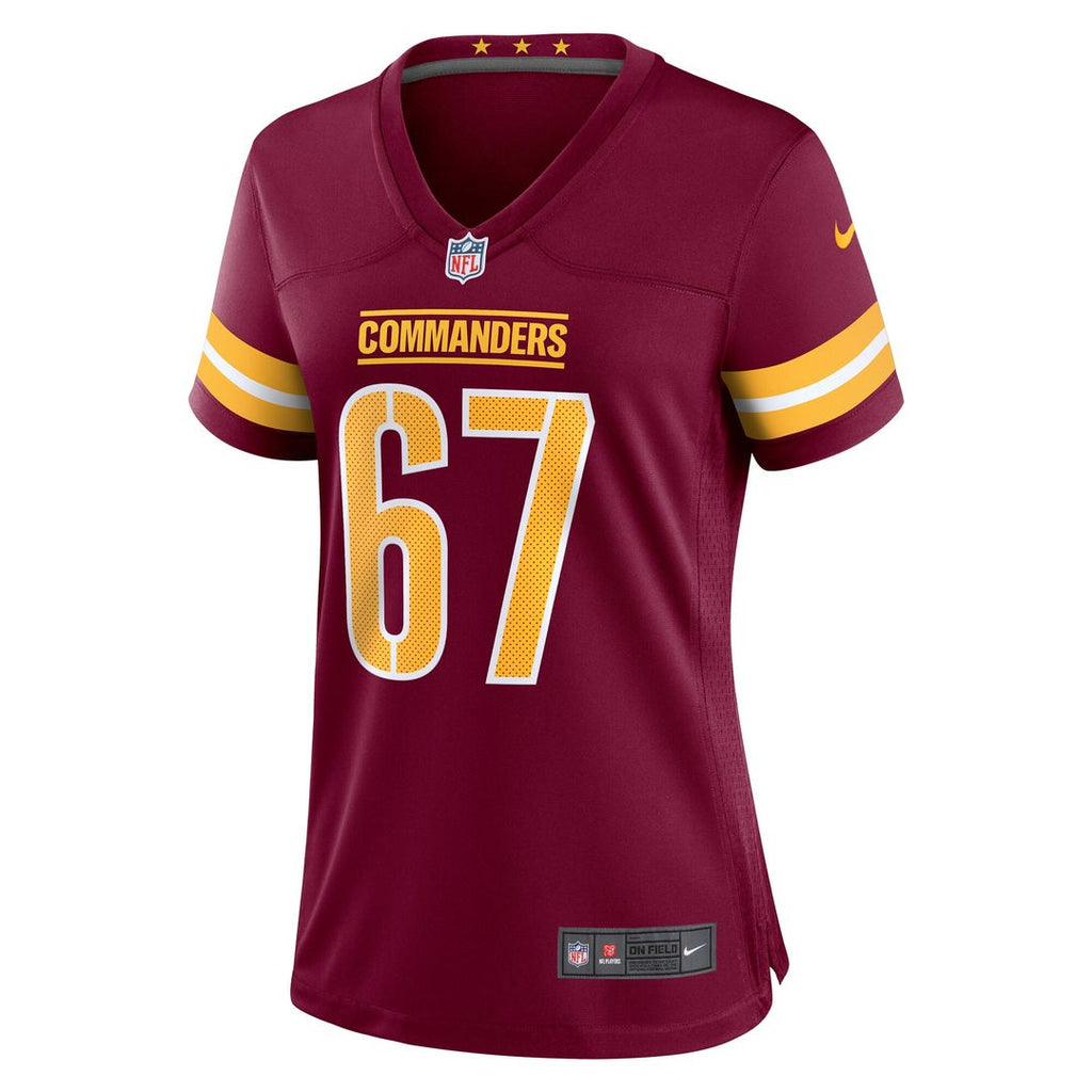 Nick Allegretti Washington Commanders Nike Women's Game Jersey - Burgundy