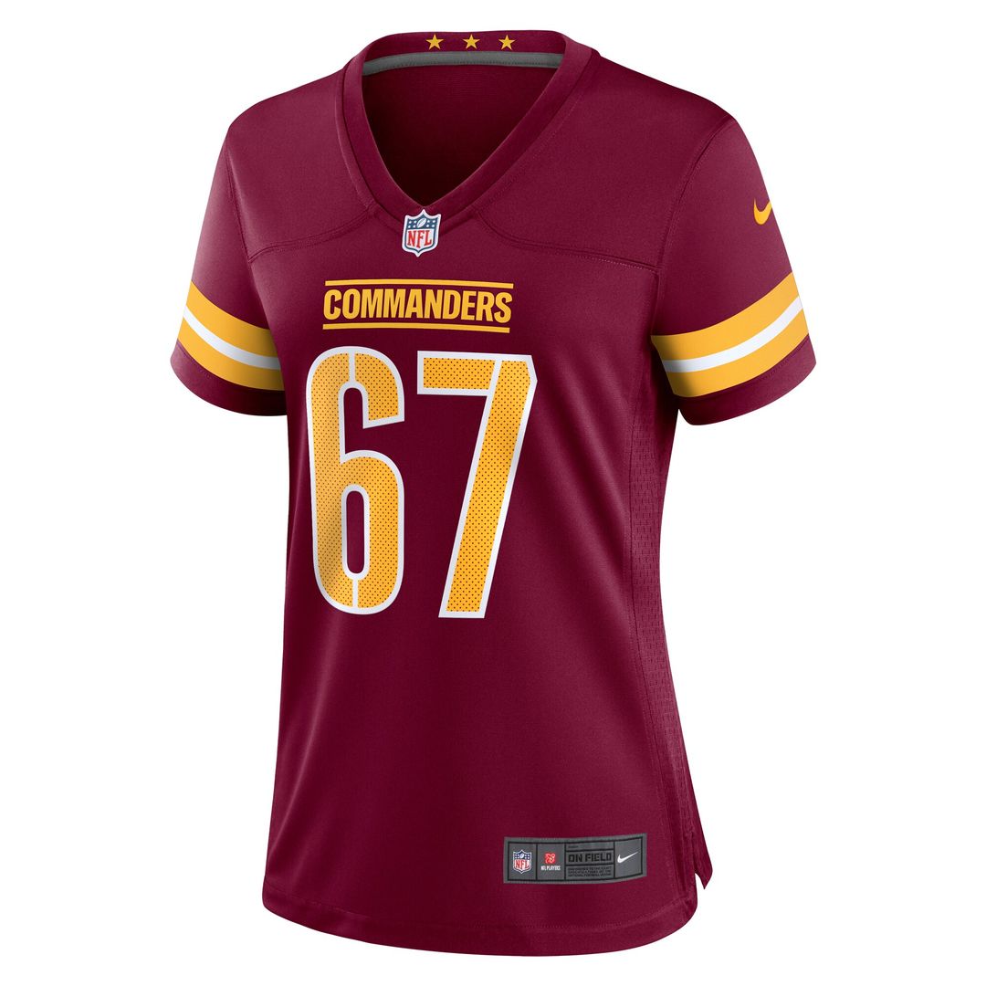 Nick Allegretti Washington Commanders Nike Women's Game Jersey - Burgundy