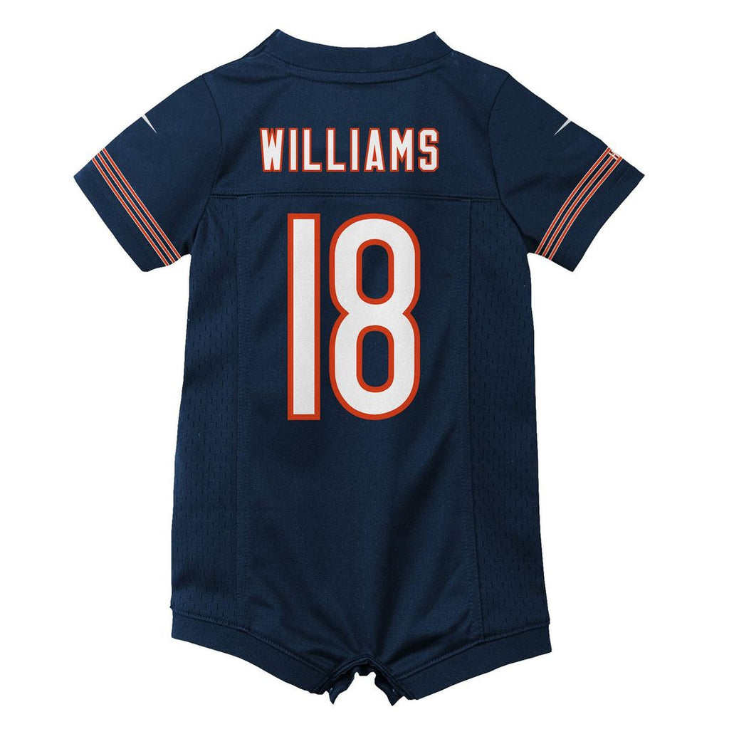 Caleb Williams Chicago Bears Nike Newborn & Infant Game Romper Official Jersey - Navy