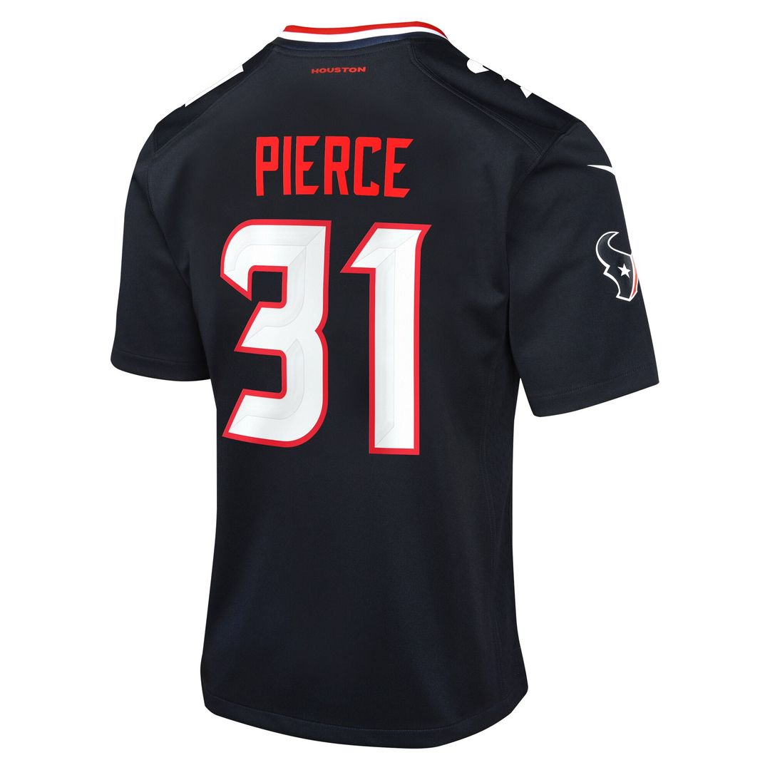 Dameon Pierce Houston Texans Nike Youth Game Official Jersey - Navy