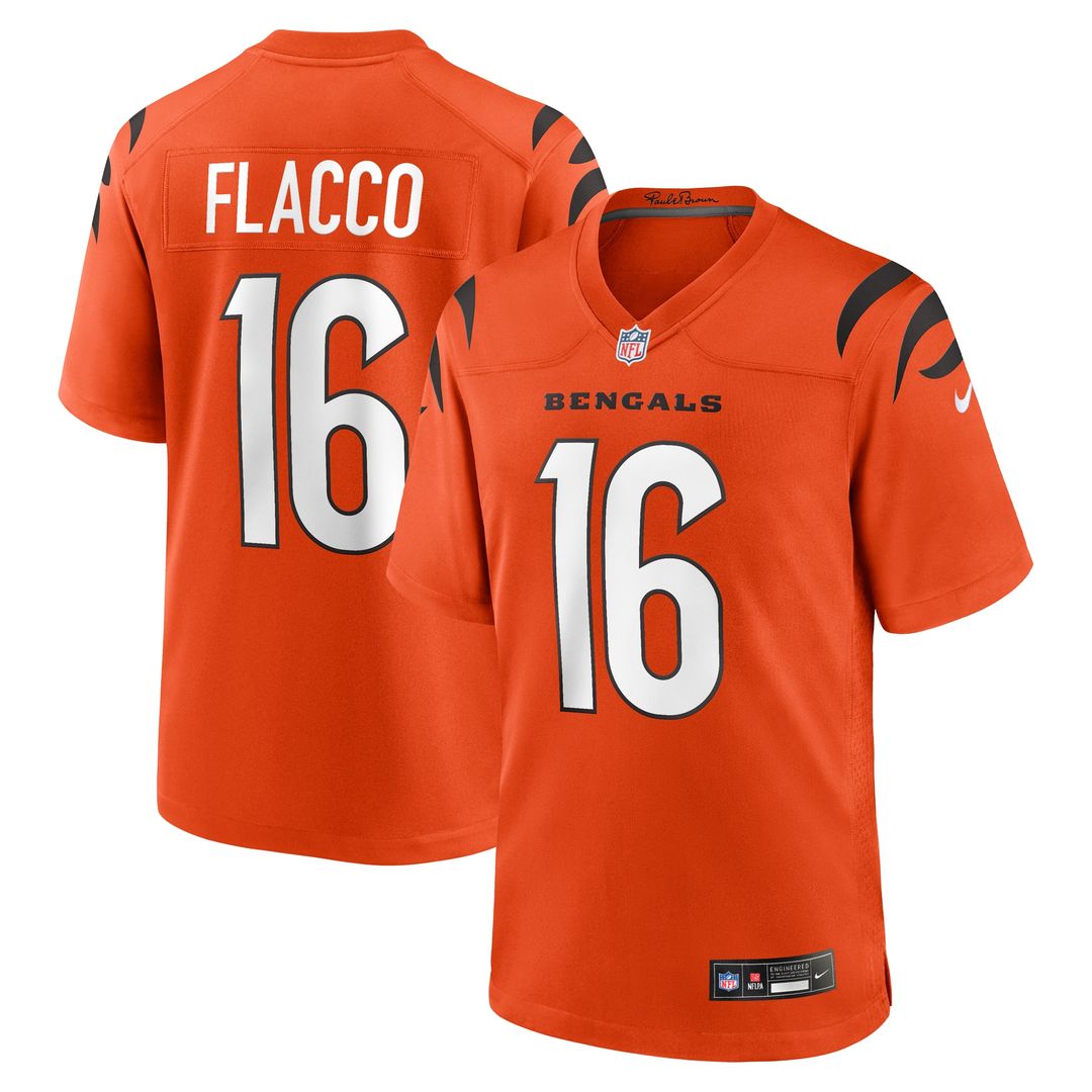 Joe Flacco Cincinnati Bengals Nike Game Official Jersey -  White
