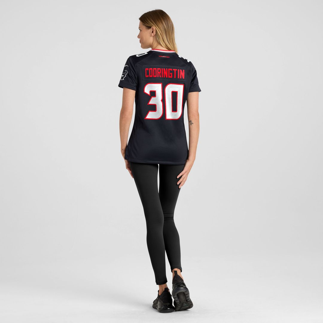 Brandon Codrington Houston Texans Nike Women's Team Game Jersey - Navy