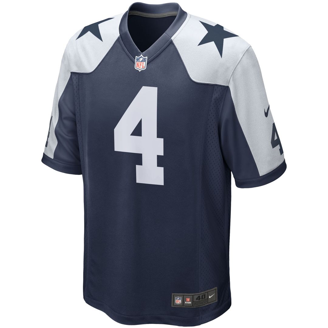 Dak Prescott Dallas Cowboys Nike Alternate Game Team Official Jersey - White