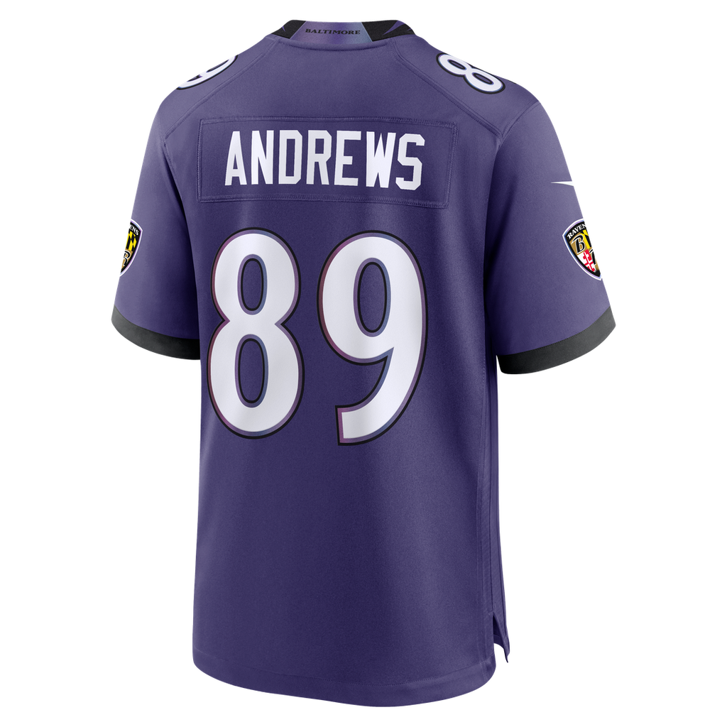 Mark Andrews Baltimore Ravens Nike Team Game Official Jersey - Purple