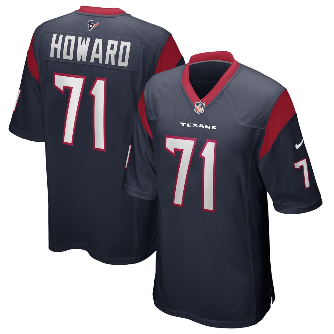 Tytus Howard Houston Texans Nike Game Official Jersey - Navy