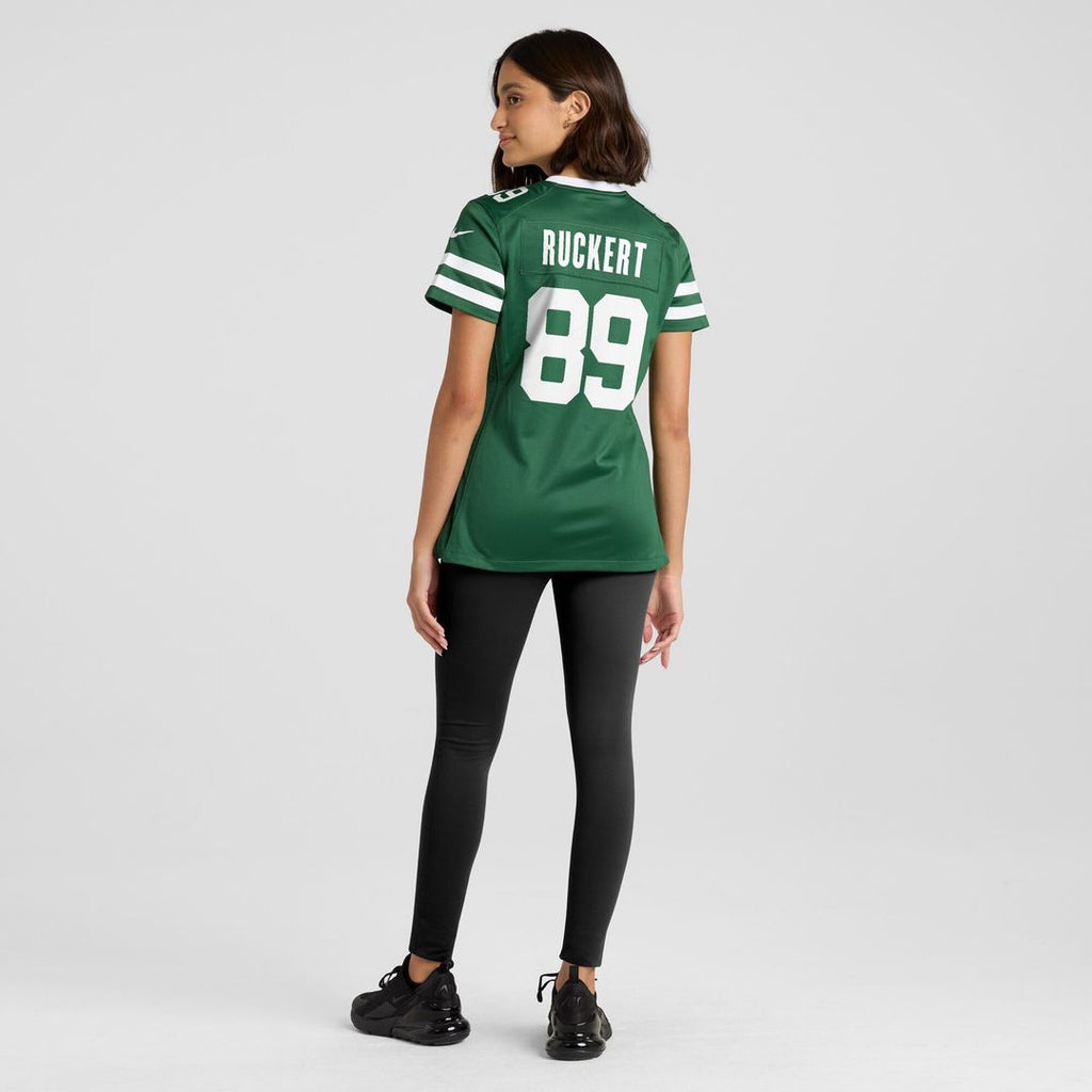 Jeremy Ruckert New York Jets Nike Women's Game Official Jersey - Legacy Green