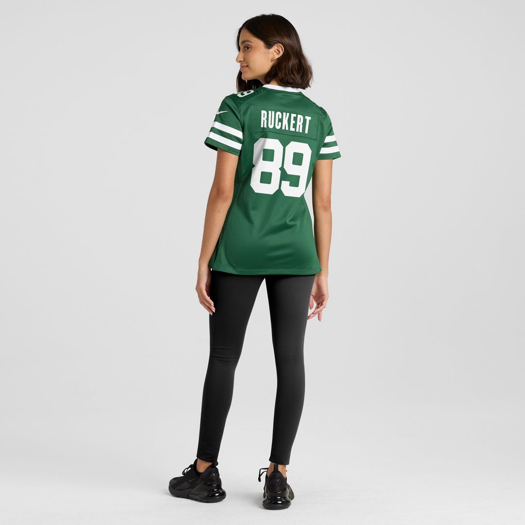 Jeremy Ruckert New York Jets Nike Women's Game Official Jersey - Legacy Green