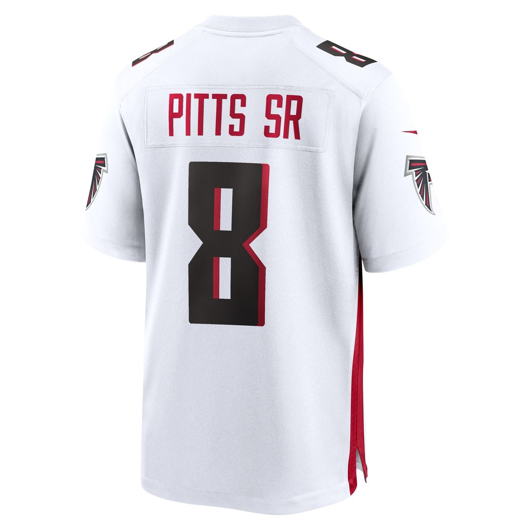 Kyle Pitts Sr. Atlanta Falcons Nike White  Game Official Jersey - White