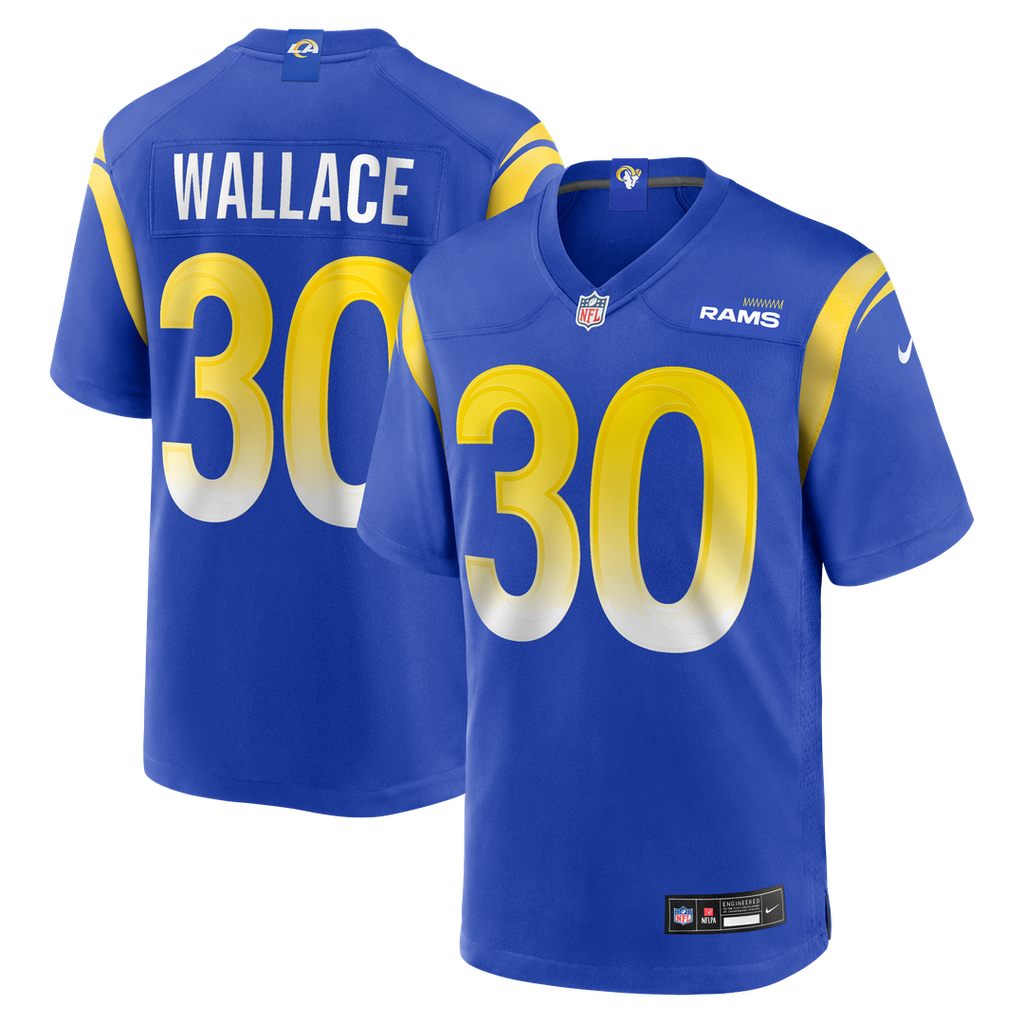 Josh Wallace Los Angeles Rams Nike Game Jersey - Royal