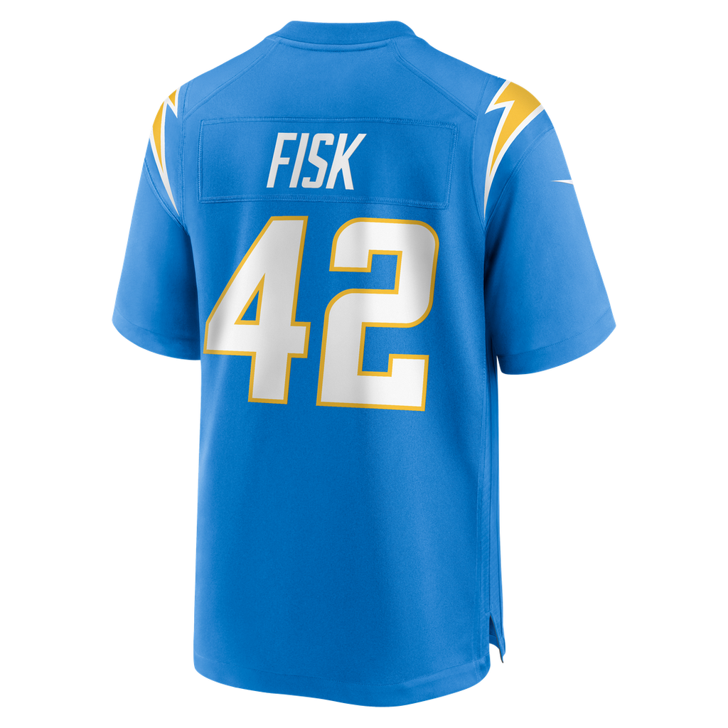 Tucker Fisk Los Angeles Chargers Nike Team Game Jersey - Powder Blue