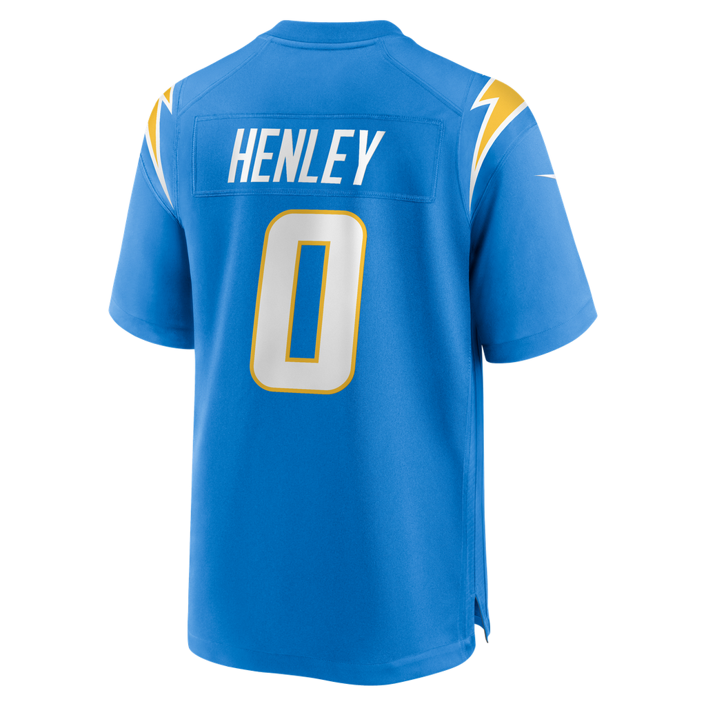 Daiyan Henley Los Angeles Chargers Nike Team Game Official Jersey - Powder Blue