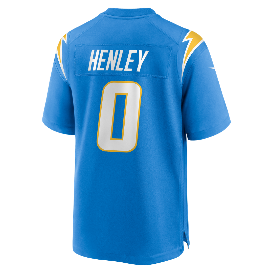 Daiyan Henley Los Angeles Chargers Nike Team Game Official Jersey - Powder Blue
