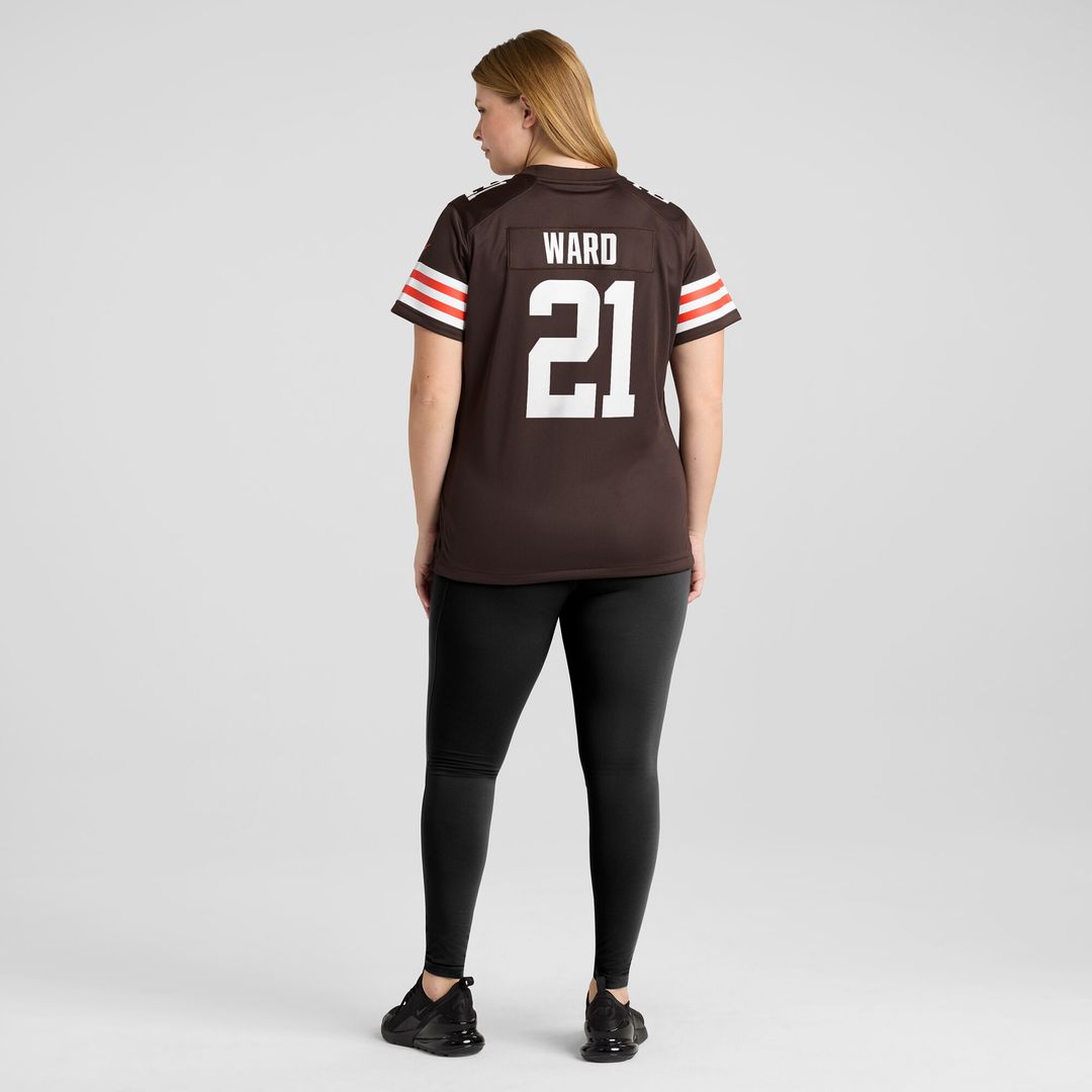 Denzel Ward Cleveland Browns Nike Women's Player Game Official Jersey - Brown