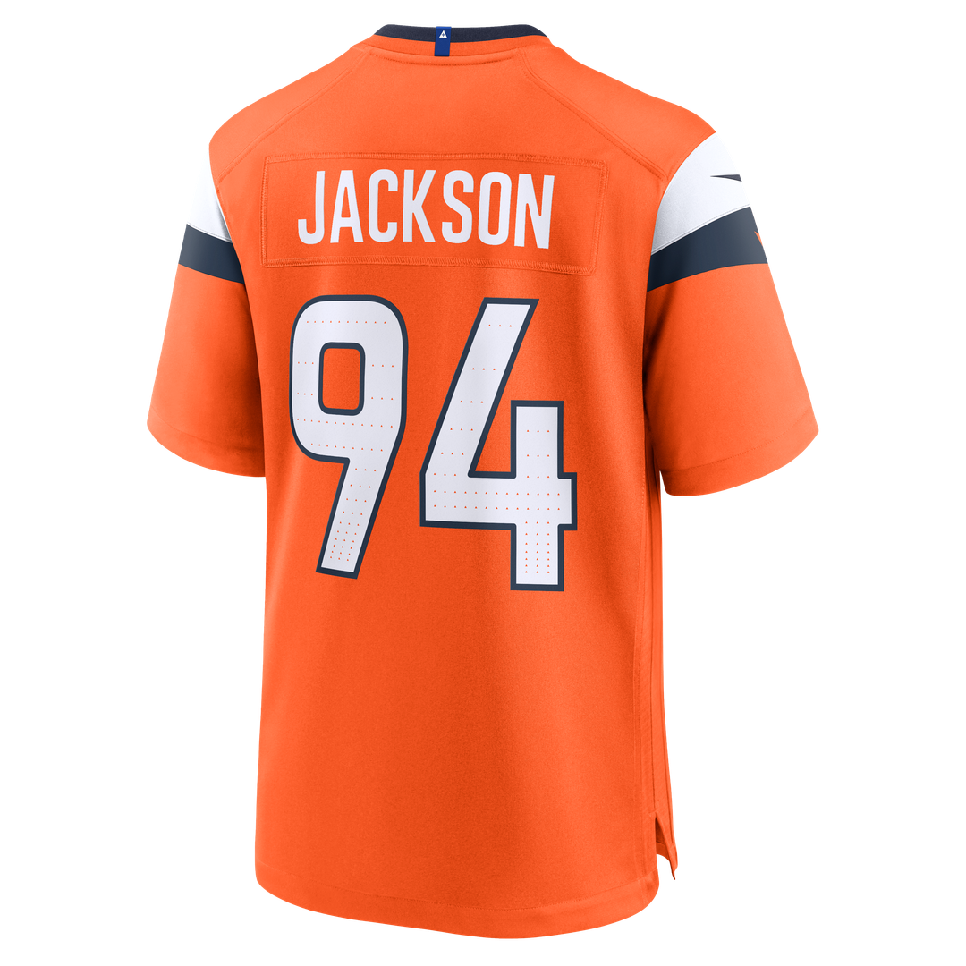 Jordan Jackson Denver Broncos Nike Team Game Jersey - Orange