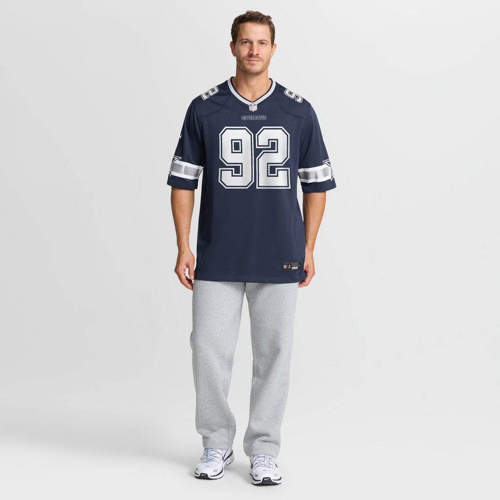 Quinnen Williams Dallas Cowboys Nike Team Game Official Jersey - Navy