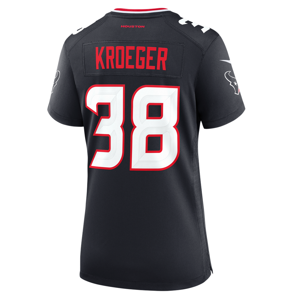 Kai Kroeger Houston Texans Nike Women's Team Game Official Jersey -  Navy