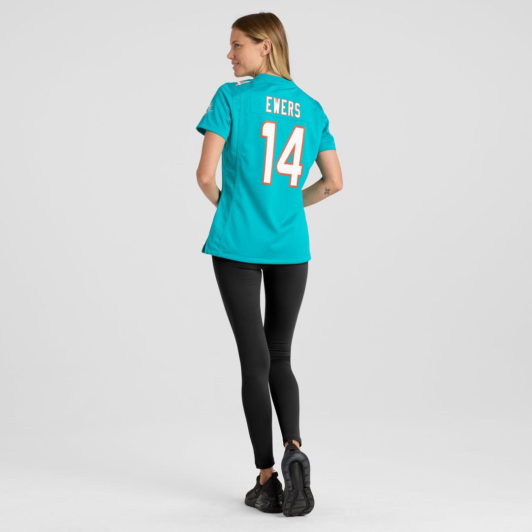 Quinn Ewers Miami Dolphins Nike Women's Team Game Official Jersey -  Aqua