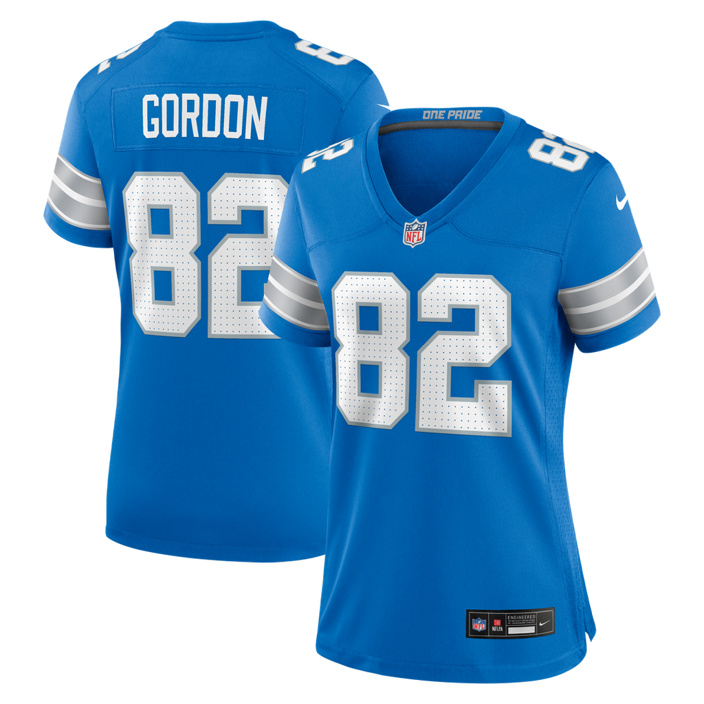 Thomas Gordon Detroit Lions Nike Women's Team Game Jersey - Blue