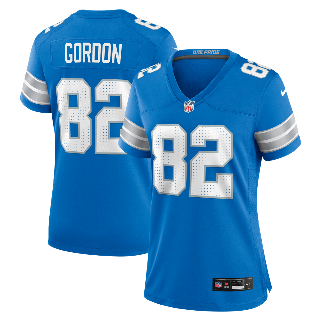 Thomas Gordon Detroit Lions Nike Women's Team Game Jersey - Blue