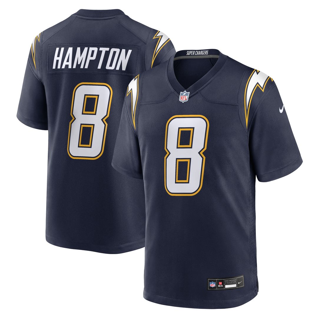 Omarion Hampton Los Angeles Chargers Nike Game Player Official Jersey - Powder Blue