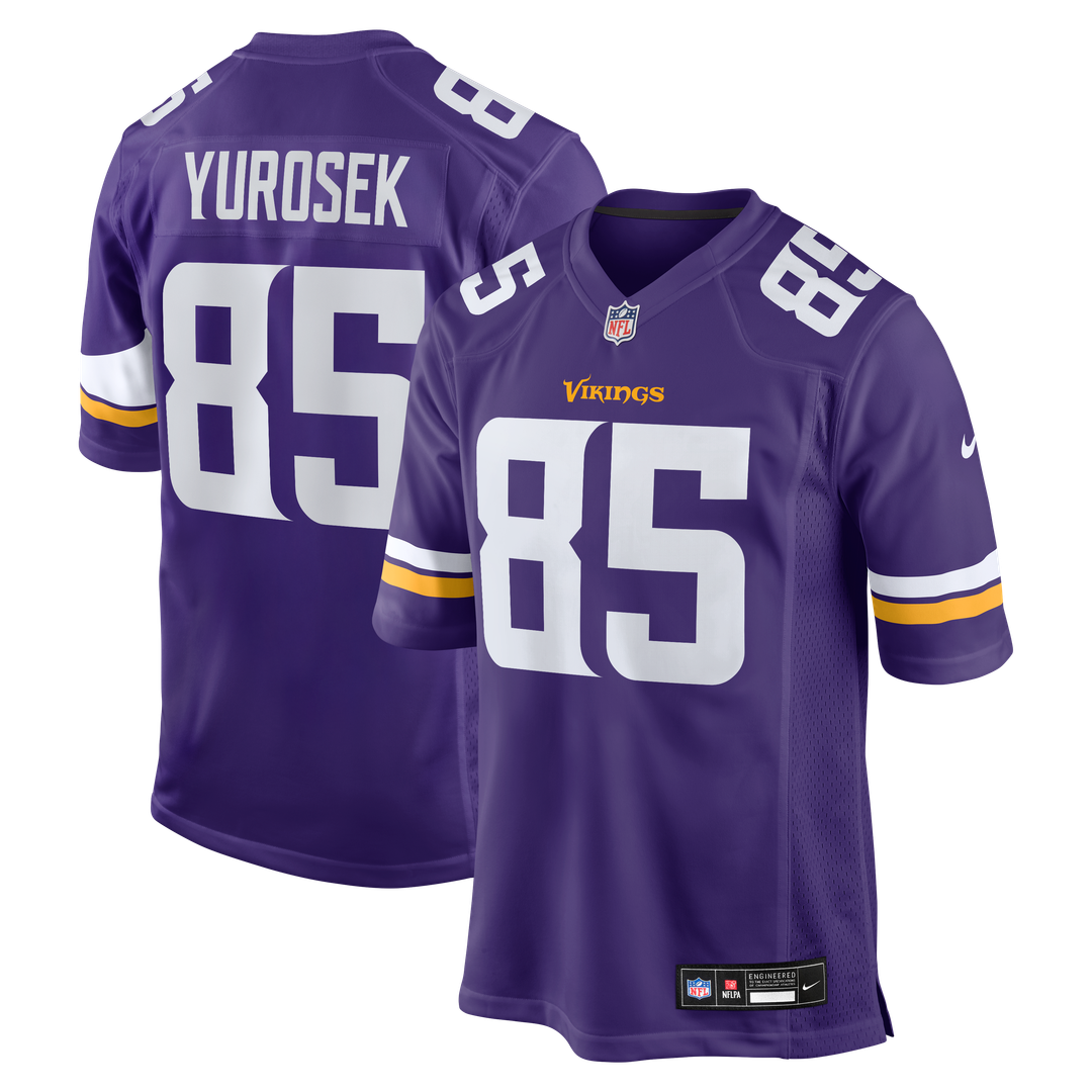 Ben Yurosek Minnesota Vikings Nike Team Game Official Jersey -  Purple