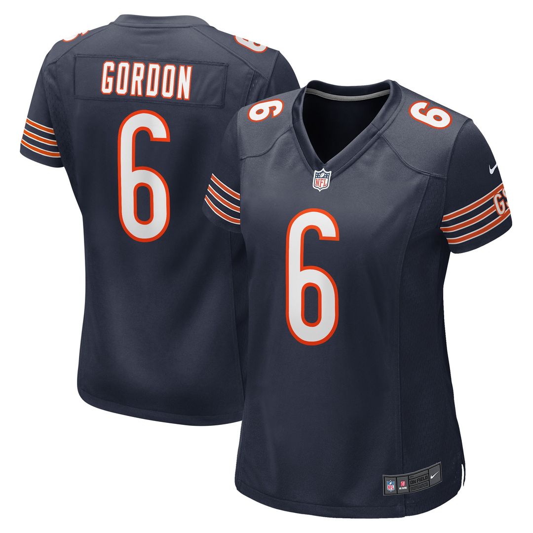 Kyler Gordon Chicago Bears Nike Women's Game Player Official Jersey - Navy