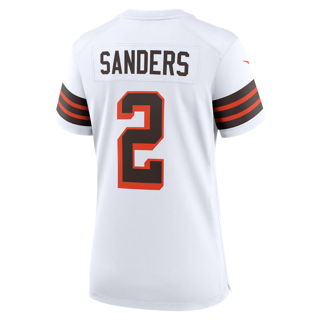 Shedeur Sanders Cleveland Browns Nike Women's Alternate Game Jersey - White