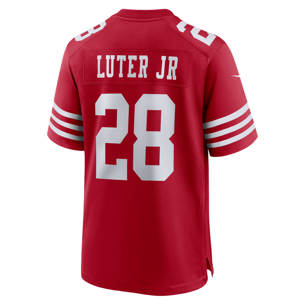 Darrell Luter Jr. San Francisco 49ers Nike Game Jersey - Scarlet